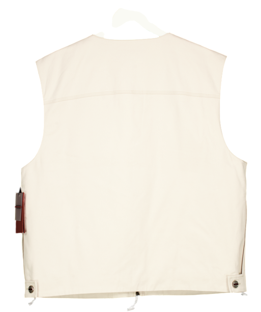 Vayder Cream Hyde Stretch Cotton Vest UK L