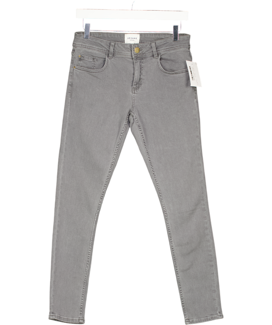 SEZANE Grey Denim Skinny Jeans W28