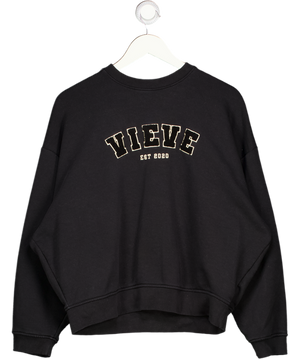 Black Vieve Hoodie UK M