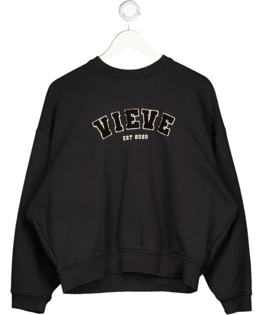 Black Vieve Hoodie UK M