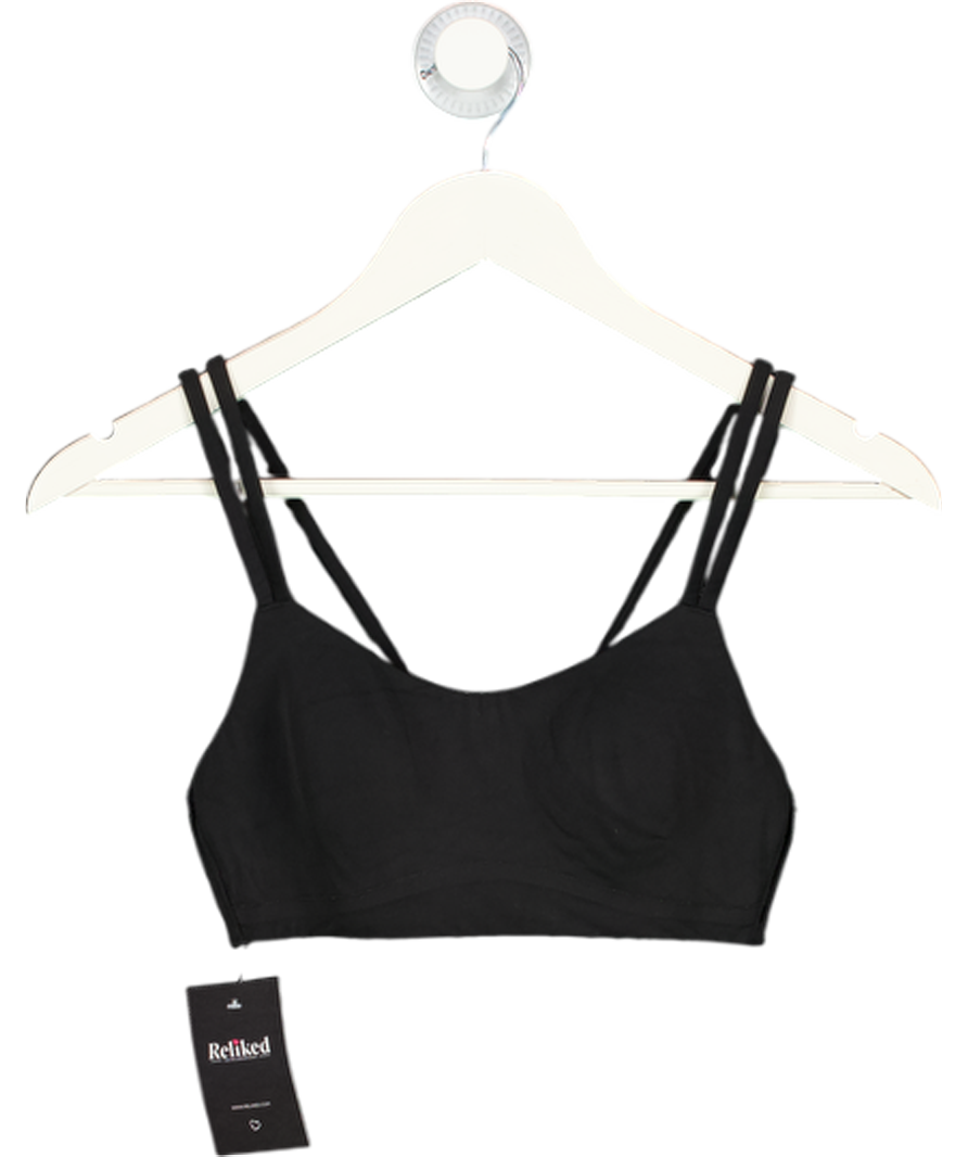 Lululemon Black Bra Nulu Light Support UK S