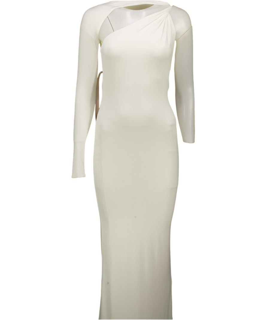 HOUSE OF CB White Wrap Sleeve Maxi Dress UK S – Reliked