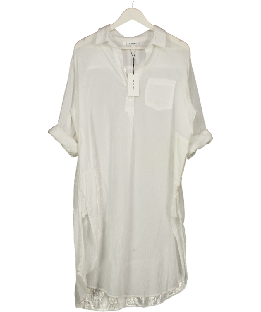 SEA LEVEL AUSTRALIA Vacation Beach Shirt - White UK S
