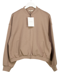 Lounge Underwear Beige Neoprene Bomber Jacket UK M