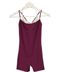 GARAGE Fig Purple Double Layer Romper Playsuit UK S