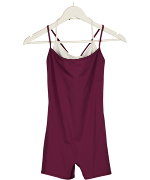 GARAGE Fig Purple Double Layer Romper Playsuit UK S