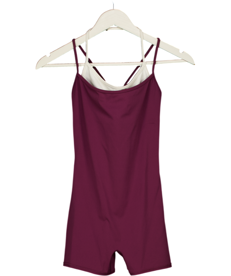 GARAGE Fig Purple Double Layer Romper Playsuit UK S