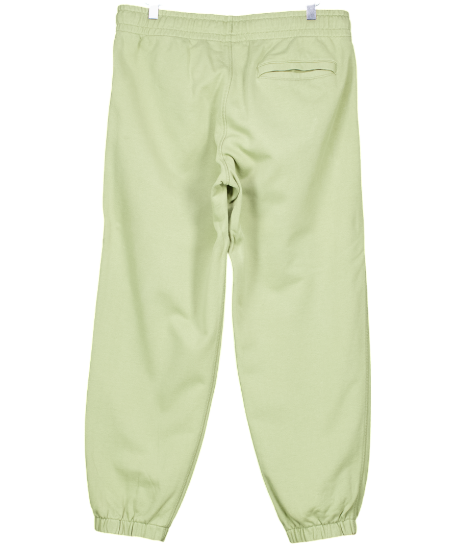 New Balance Green Cuffed Embroidered Joggers UK M