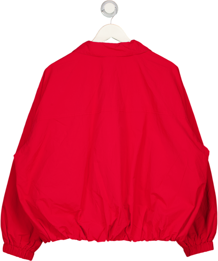 River Island Red Zip Through Anorak Jacket UK M