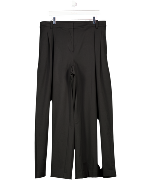 Weekday Black Wide Leg Tailored Trousers UK 18