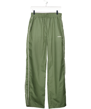 Adanola Green Nylon Shell Track Trousers UK M