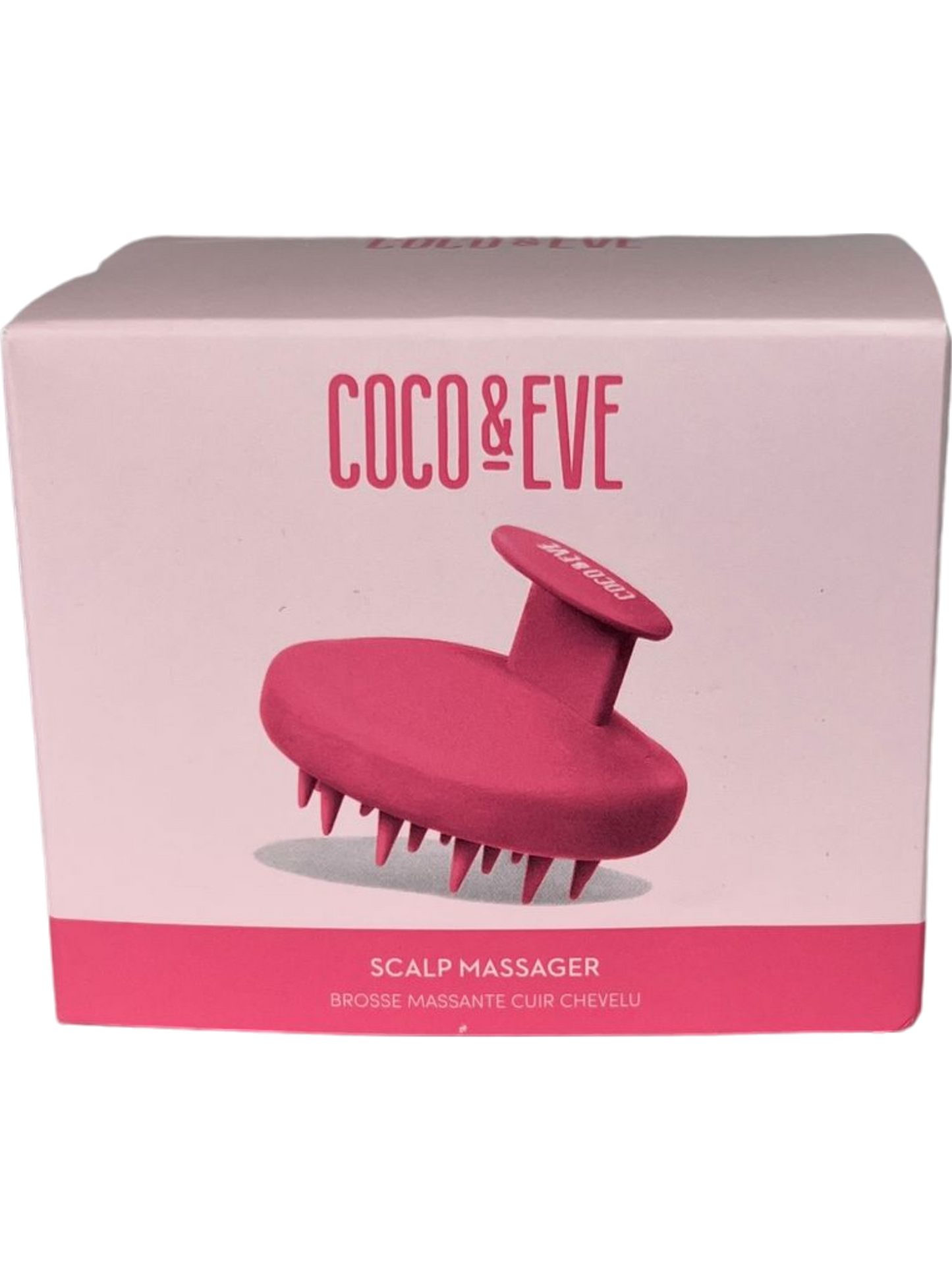 Coco & Eve Pink Scalp Massager