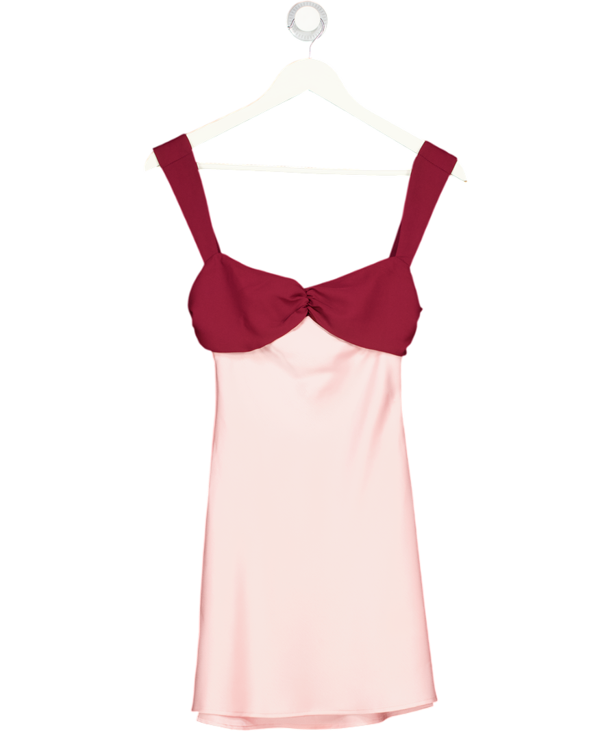 WHITE FOX Pink Can't Be Distracted Mini Dress Berry UK XS