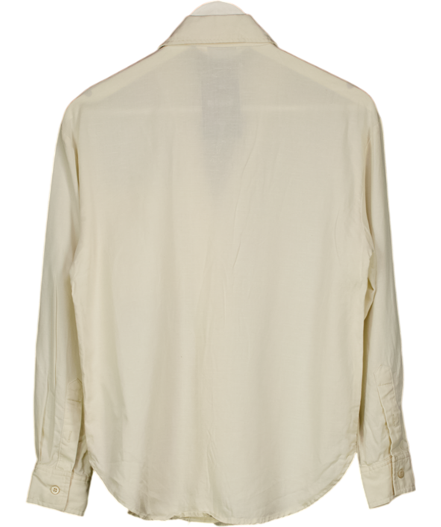 Myraswim Cream Linen Blend Shirt UK XS/S