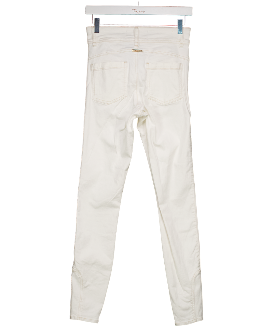 Holland Cooper Cream Logo Jodhpur Jeans UK 8