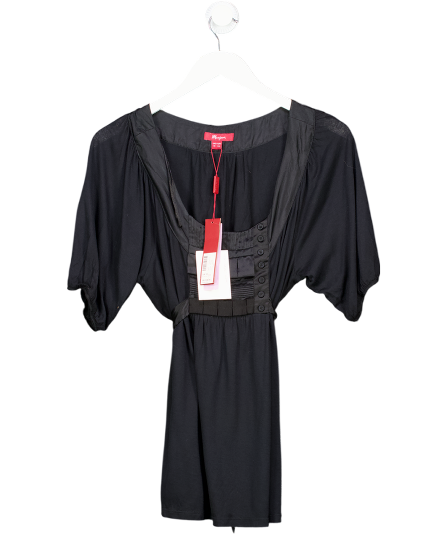 Monsoon Black Tie Back Top UK 18