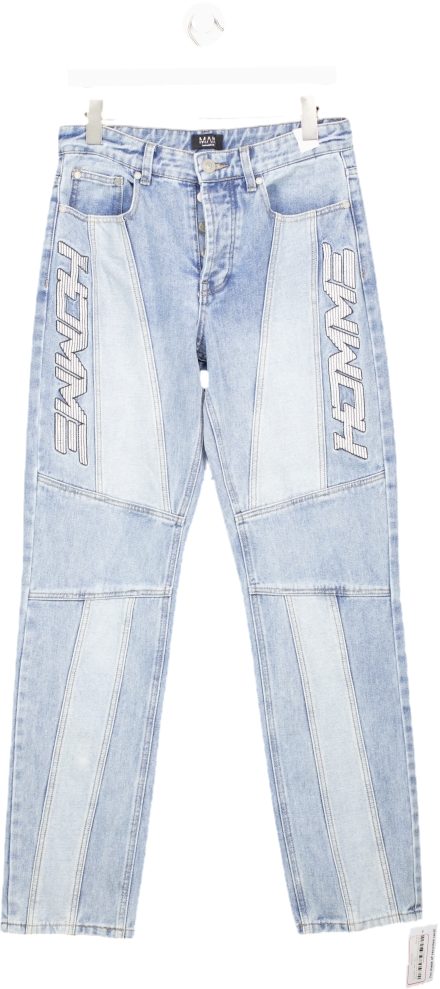 boohooMan Blue Homme Jeans UK 8