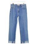 E.L.V. Denim Step Hem Jeans Mid Blue W28