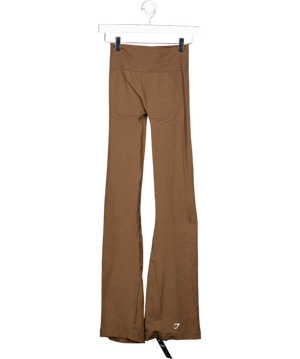 gymshark Brown Vital Soft Flared Leggings UK XS