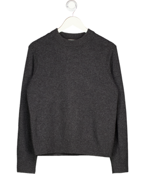 COS Charcoal Grey 100% Cashmere Jumper UK S