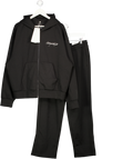 H&M MOVE Black 2-piece Oversized Fit Zip-through Hoodie And Straight Leg Joggers With Drymove UK M