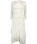 WHITE FOX Don't Let Me Go Midi Dress White UK XS