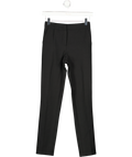 REISS Black Wool Blend Paris Tapered Tailored Trousers UK 4
