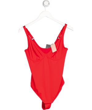 FEELINGIRL Red Shapewear Underwired Bodysuit UK M