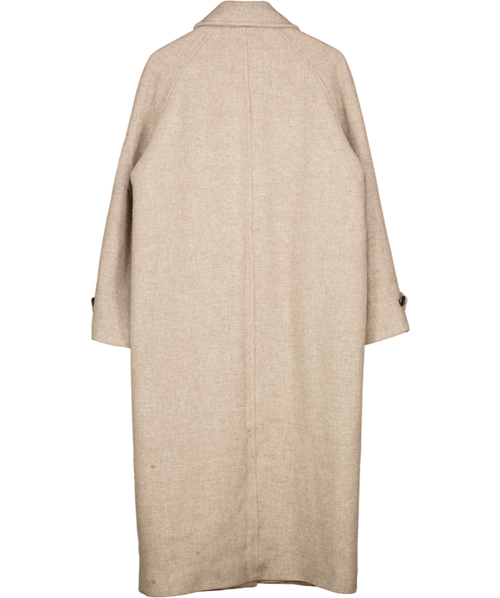 ARKET Mole Beige Oversized Wool Coat UK 10