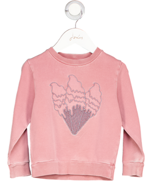 STELLA MCCARTNEY Pink Embroideredice Cream Jumper 2 Years