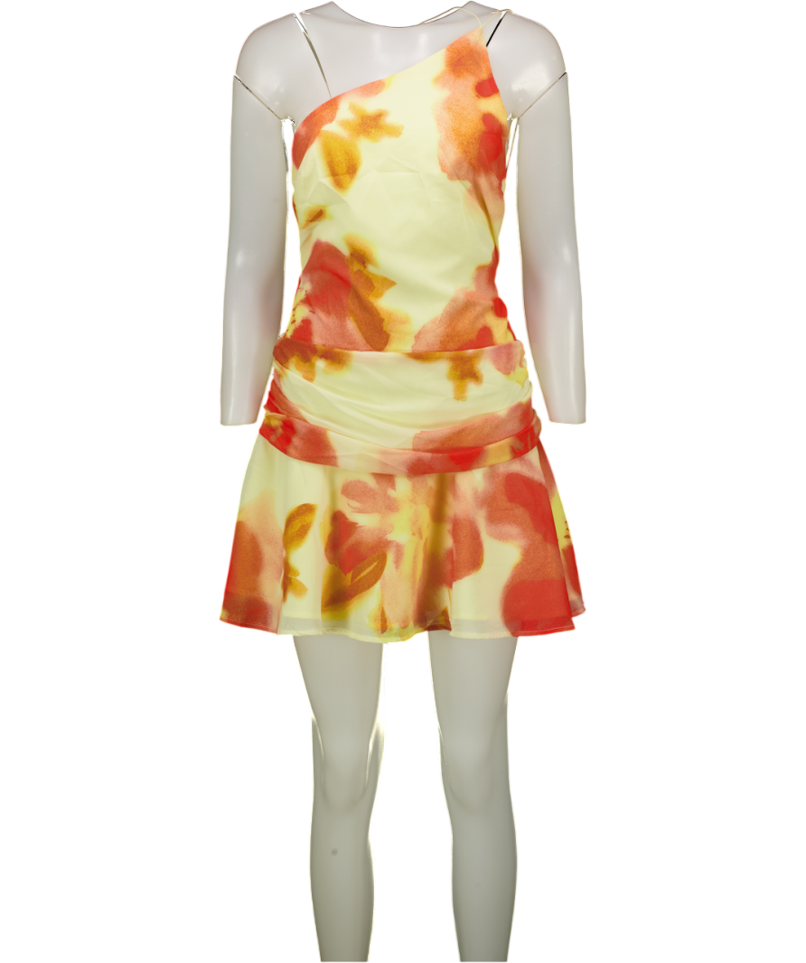 Peppermayo Yellow Meah Backless Mini Dress - Mimosa Blossom UK 10