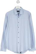 Lanvin Blue Slim Fit Shirt With Visible Buttons UK 42" CHEST