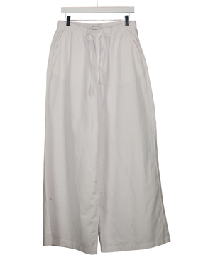 ASOS White Wide Leg Drawstring Trousers UK S
