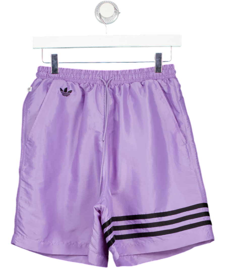 Adidas Purple Performance Gym Shorts UK S