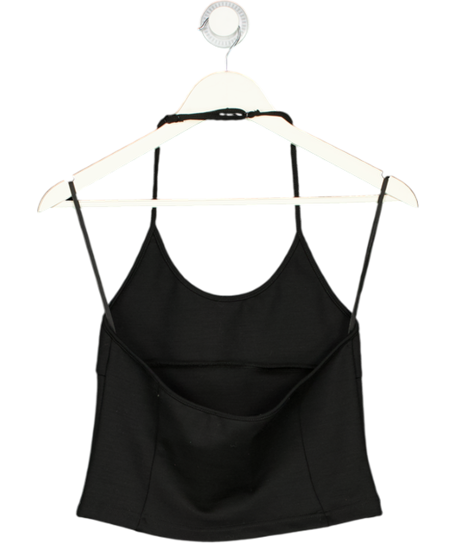 VENROY Black Low Cut Stretch Wool Tank UK S