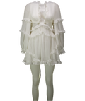 Michael Costello White X Revolve Amiya Mini Dress UK XS