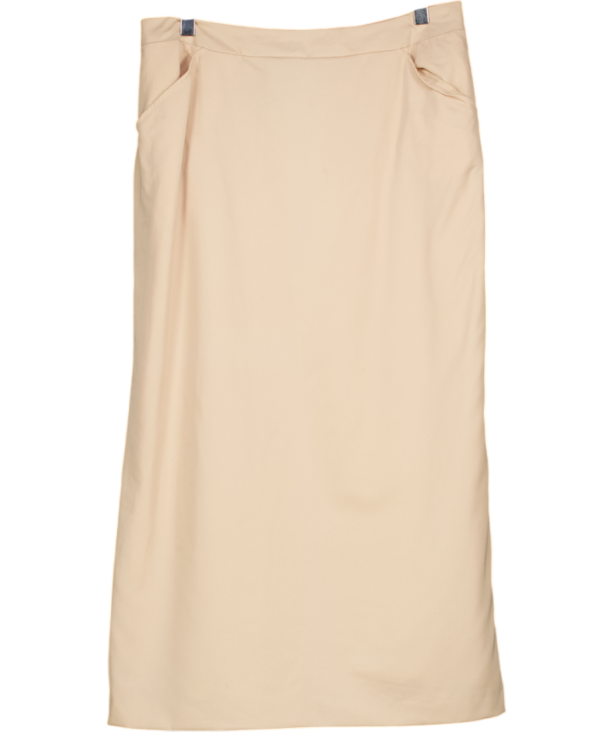 M&S Beige Per Una Maxi Dress UK 14
