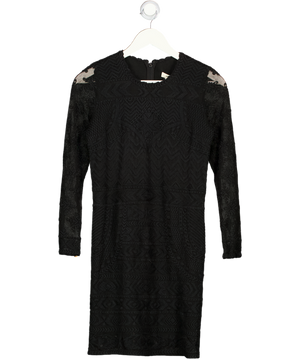 Isabel Marant X H&m Collaboration Black Lace Dress Us8 UK 12