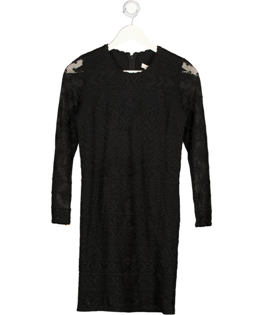 Isabel Marant X H&m Collaboration Black Lace Dress Us8 UK 12