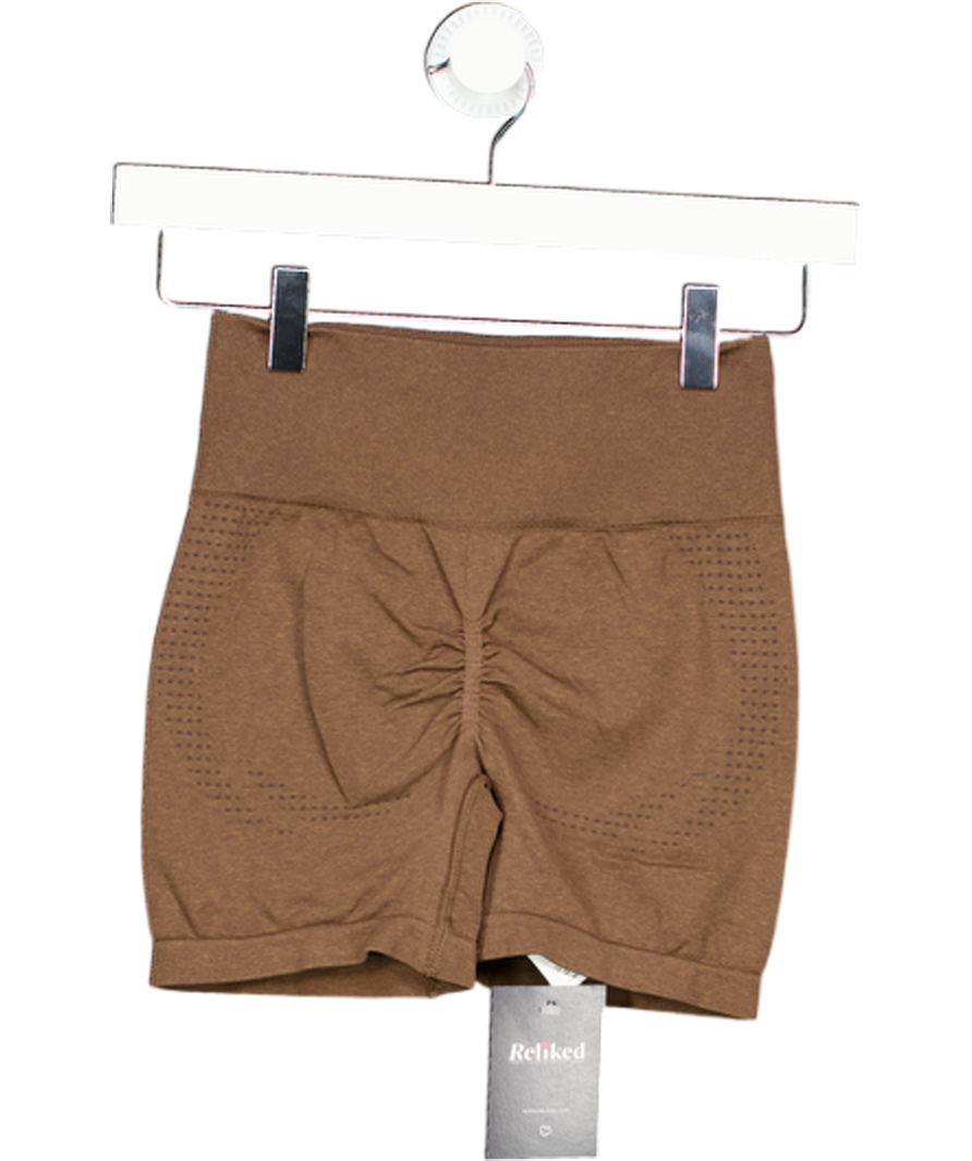 gymshark Brown Vital Shorts UK XS