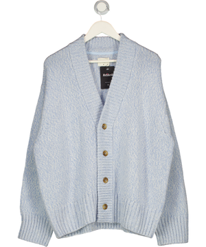 CHE STUDIOS Blue Angelo Heavy Knit Cardigan UK M