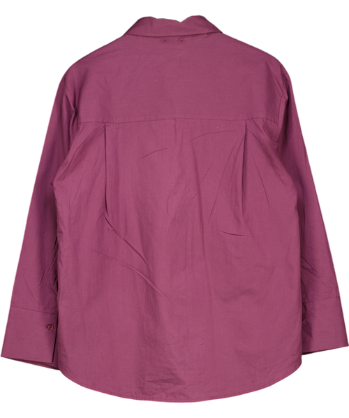 ASOS Purple Oversized Placket Detail Shirt UK S
