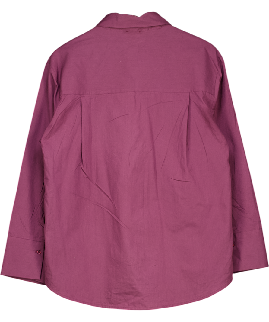 ASOS Purple Oversized Placket Detail Shirt UK S