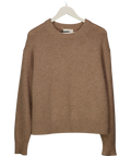 WILFRED LONDON Beige 100% Cashmere Crew Neck Jumper UK M