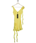 WHITE FOX Like That Mini Dress Buttercup Yellow UK XXS