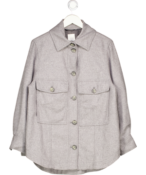 H&M Grey Wool Blend Shacket UK S