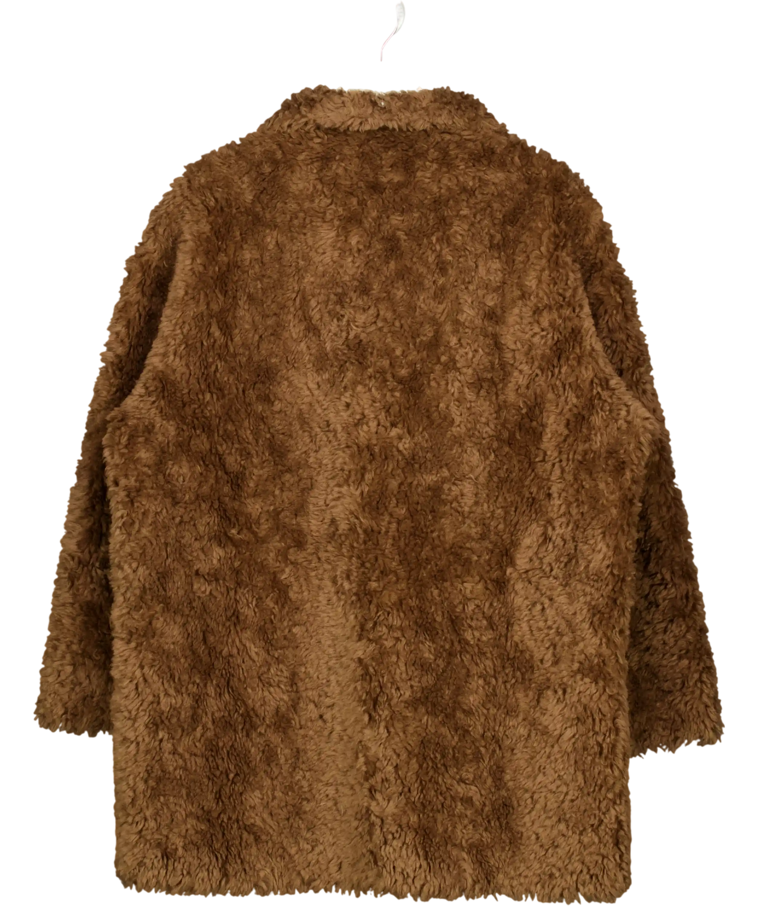One By Cubic Brown Hign Collar Furry UK 10