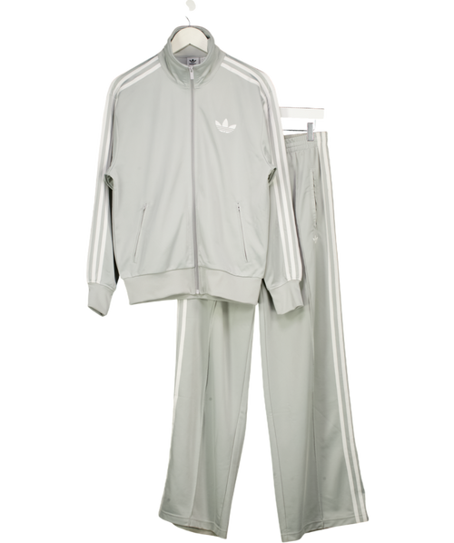 ADIDAS 2-piece Light Grey  Zip Track Top (uk S) And Straight Leg Jogger Set UK S/M
