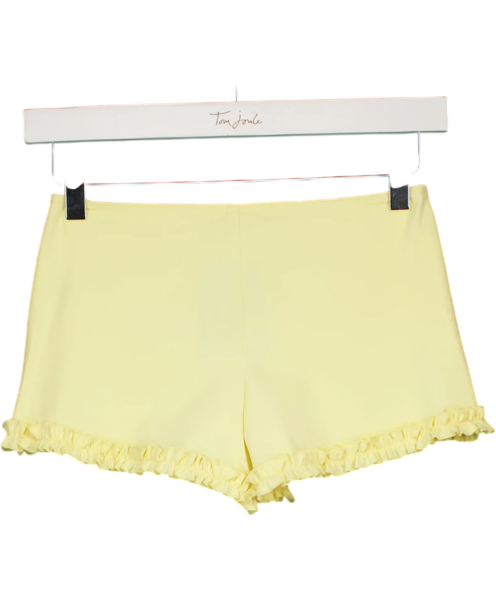 My mum made it Yellow Ruffle Beach Shorts UK XS