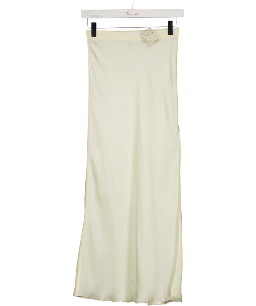 FREE PEOPLE Intimately Cream Slip Skirt UK XS